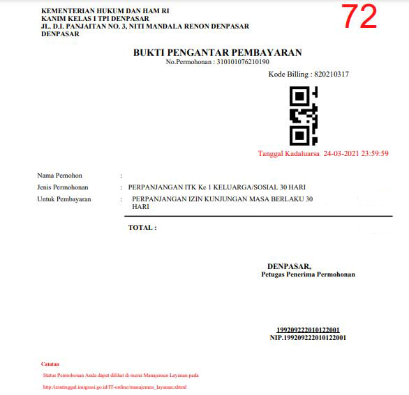 digital version of the billing code for biometric registration