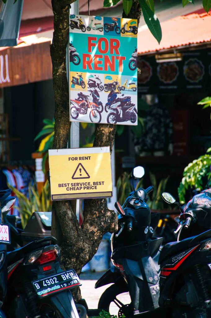 Gaya Bali Rent rental motorbike