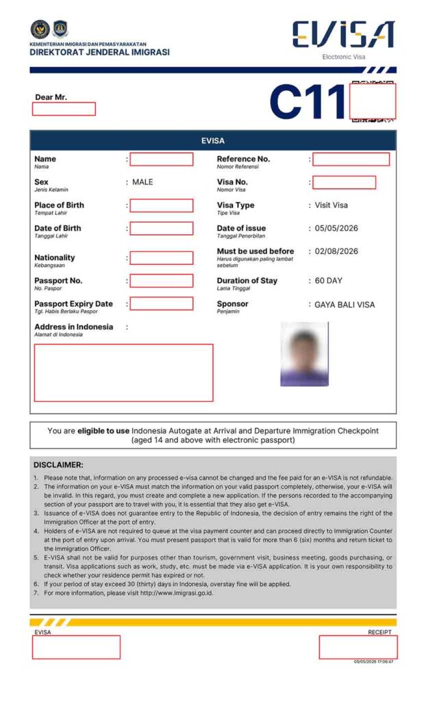 C11 Exhibitor Visa E-Visa