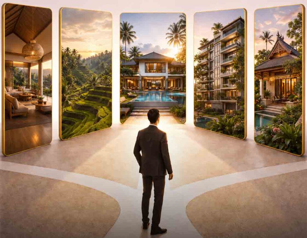 Picture of a man looking for the right strategy for a Bali property in 2026