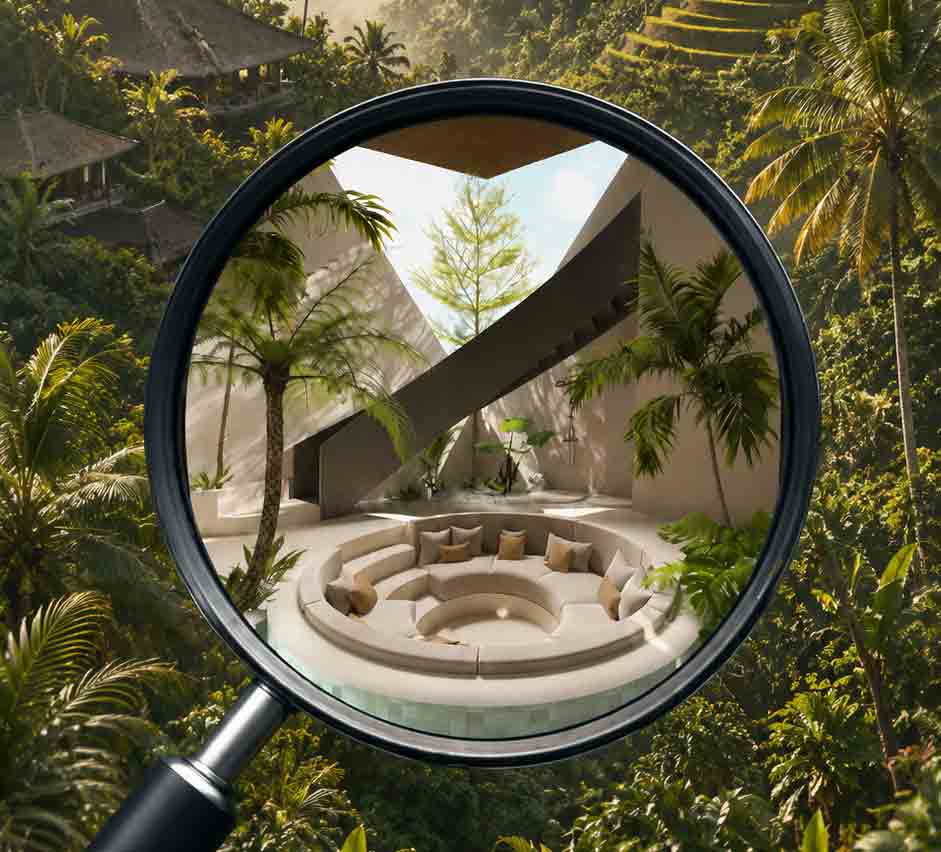 Picture of a villa in Bali surrounded by jungle 2026